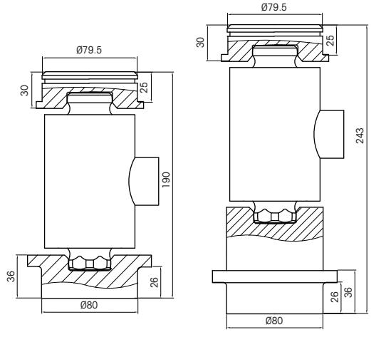 GD柱式稱重傳感器承壓件組件安裝圖 GD柱式稱重傳感器承壓件組件安裝圖