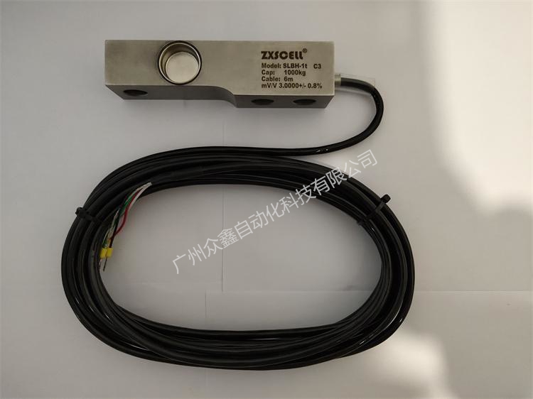 美國中克塞爾 SLBH-1t稱重傳感器加導線圖